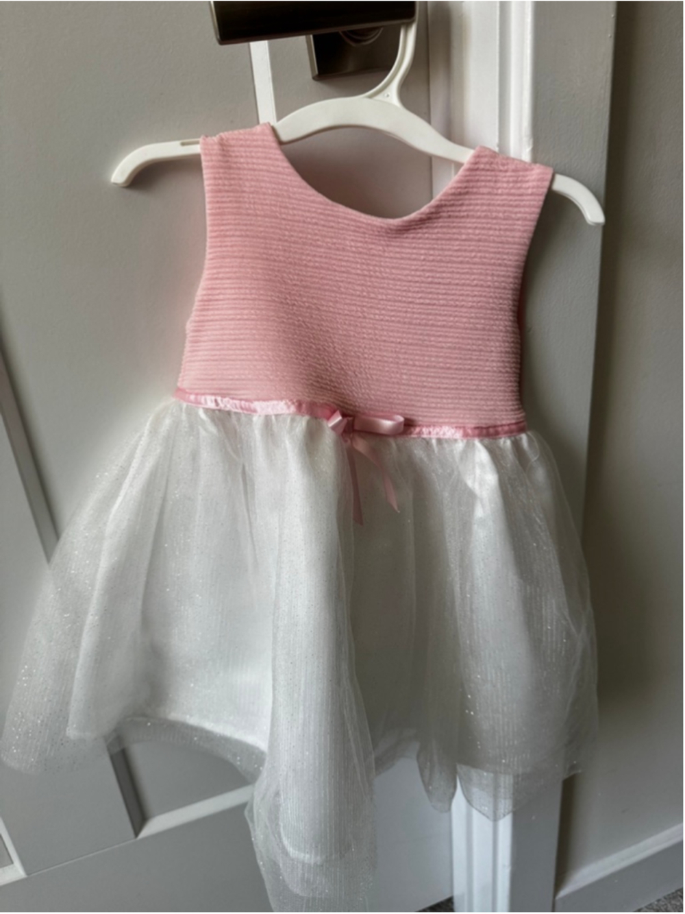 Girls
 Formal Dress with Pink Coat 2T Pink White - Picture 8 of 11